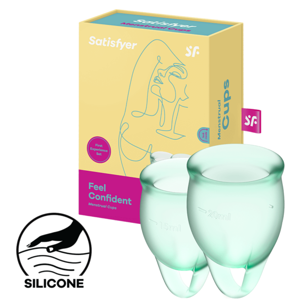 Satisfyer Feel Confident - Menstrual Cup Set, 15&20ml