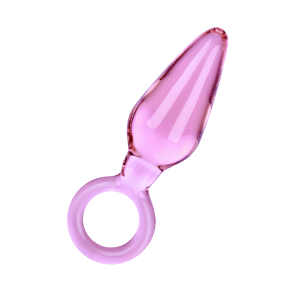 Konischer Analdildo mit Griff, 13 cm