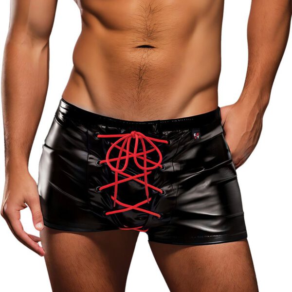 Lace-Up Wetlook Trunks