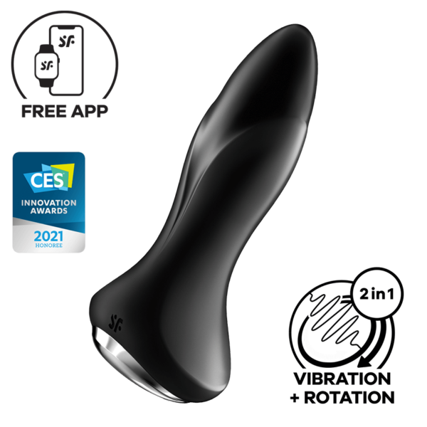 Satisfyer Rotator Plug 1 Connect App, 13,5 cm