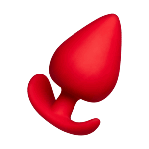 Dildo mit innenliegender Kugel aus Silikon, 9,5 cm