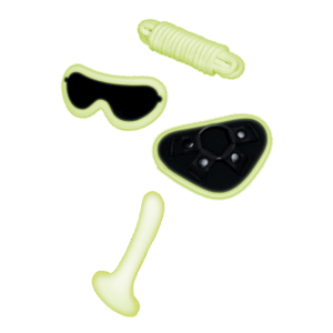 Glow in the Dark - Strap-On Set, 4-teilig