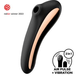 Satisfyer Dual Kiss, 2:1 Vibrator + Druckwellentoy