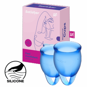 Satisfyer Feel Confident - Menstrual Cup Set, 15 & 20 ml