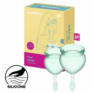Satisfyer Feel Good - Menstrual Cup Set, 15 & 20 ml