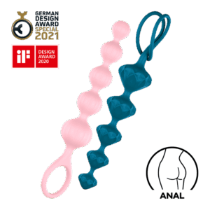 Satisfyer Love Beads aus Silikon, 20,5 cm