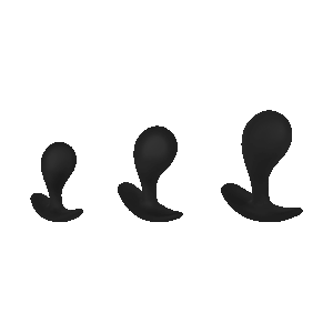 Verführerisches Analplug-Set, 5,6-8 cm