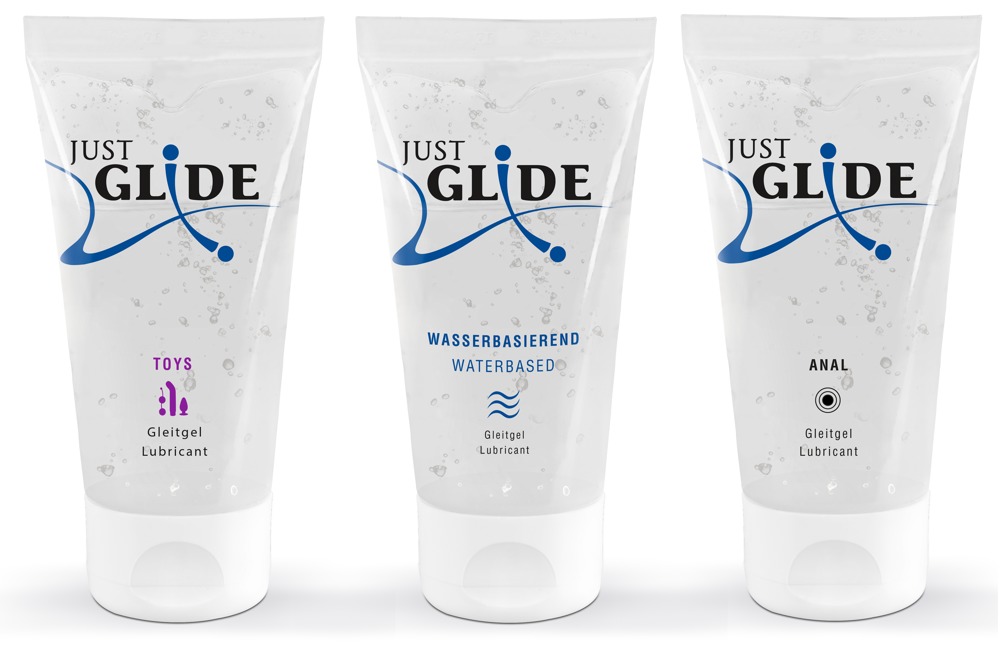 3-teiliges Gleitgel-Set „Just Glide“