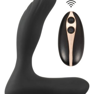 Analvibrator „RC Prostate Plug with Vibration“ mit kabelloser Fernbedienung, 7 Vibrationsmodi