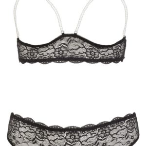 BH plus String ouvert, mit Perlenketten
