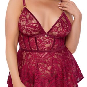 Babydoll inklusive Ouvert-Slip