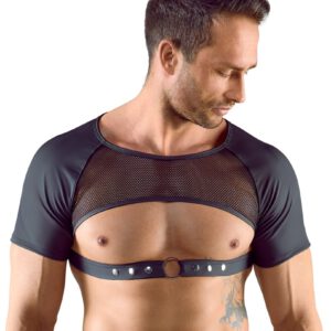 Crop-Top mit verstellbarem Unterbrust-Riemen