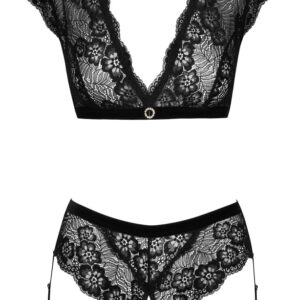 Dessous-Set aus Blütenspitze