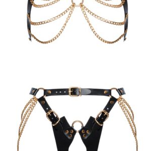 Harness-Set aus Leder