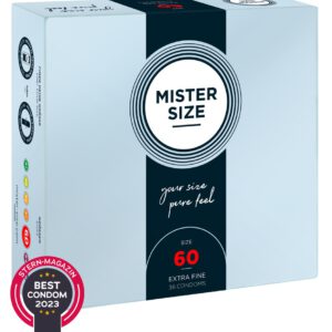 Kondome „60 mm“, transparent, hauchdünn, feucht