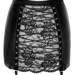 Minirock „Orgia“ im Powerwetlook