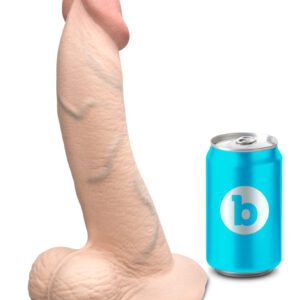 Naturdildo „slipskin curvy“ mit Saugfuß