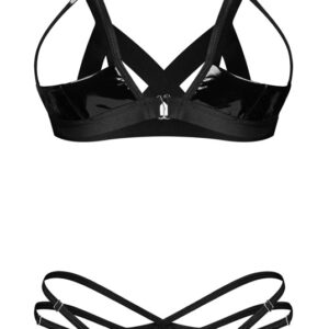 Ouvert-Set „Keira Lise“ aus Lack