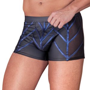 Pants im stylischen Material-Mix