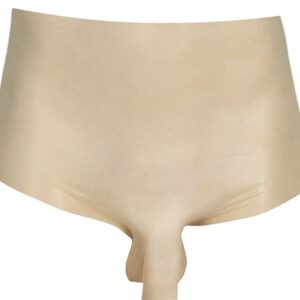 Pants mit Hülle für Penis und Hoden, Latex