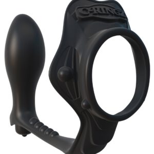 Penis-Hodenring „Rock Hard Ass-Gasm“, mit Analplug