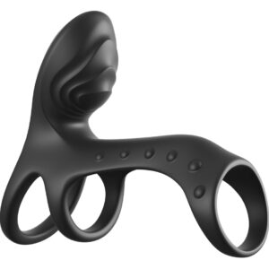 Penismanschette „Ultimate Couples Cage Pro“ mit Doppel-Vibration