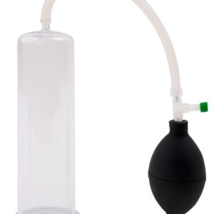 Penispumpe, glasklar, mit Ballpumpe