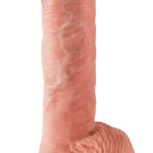 Vibrator „10" Vibrating Cock with Balls“, 20,5 cm