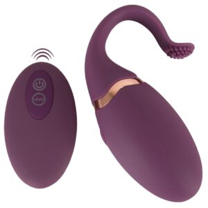 Vibrobullet mit Klitorisstimulator, kabellose Fernbedienung, 10 Vibrationsmodi